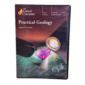 The Great Courses PRACTICAL GEOLOGY - 4 DVD's Set James F P Cotter EUC